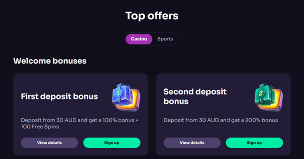 WS Casino - Profitable Welcome Bonus