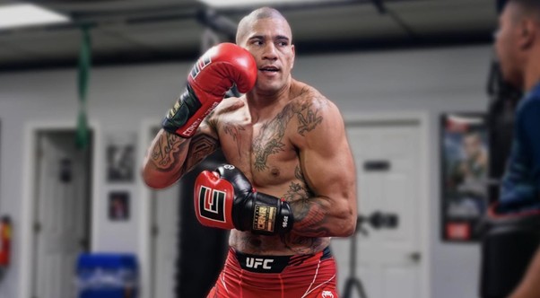 Alex Pereira is training